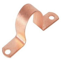 231CT0025 | Pipe Strap Two Hole 1/4 Inch Copper Gard Import | Hangers