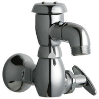 952-CP | Faucet Wall Mount 1 Handle Tee Polished Chrome | Chicago Faucet Co