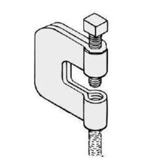 Hangers 21LB0058 C Clamp without Locknut 5/8 Inch Plain  | Blackhawk Supply