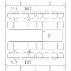 Siemens Electrical 3RH29112HA20 AUX. SWITCH 2NO FOR S0 SPRING  | Blackhawk Supply