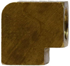 Midland Metal Mfg. 12110 1/4 X 1/8 FE INV FL X FIP ELBOW, Brass Fittings, Inverted Flare, Female Elbow  | Blackhawk Supply