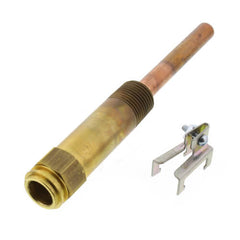 Resideo 121371L WELL ASSEMBLY, COPPER, 1/2 IN. NPT, 3 IN. INSULATION, 3 IN. INSERTION WELL. INCLUDES MOUNTING CLAMP.  | Blackhawk Supply