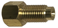 12205 | M10X1.0 MALE X 3/8-24 FEMALE ADPTR, Brass Fittings, Brake Lines, Metric Union | Midland Metal Mfg.