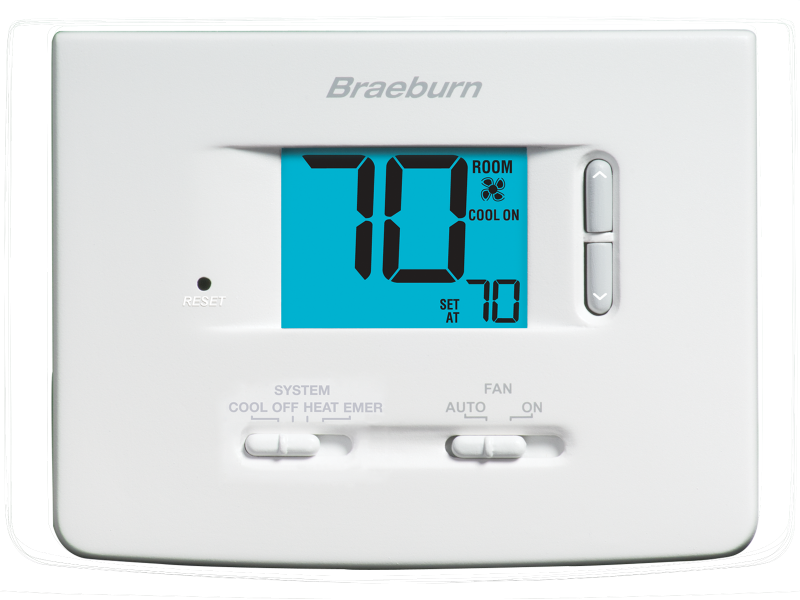 Home Programmable Thermostats Braeburn 1220Nc Digital Non