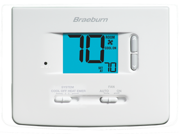 Braeburn 1220NC Builder Non-Programmable Thermostat 2H / 1C Pack of 12 | Blackhawk Supply