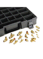 141-0601 | Tube Fitting Kit, Pneumatic, Brass barbed fittings for 1/4