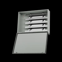 1412 BT03604 | Type 4, 12 | Bus bar splitter trough with aluminium bus bars and cover secured by 1/4 turns | 36L x 30W x 10H (in) | EXM
