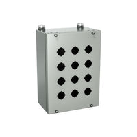 1412 ED090804MN | Type 4, 12 | Extra deep enclosure for standard pushbuttons with cover secured by screws | 10L x 9W x 5H (in) | EXM