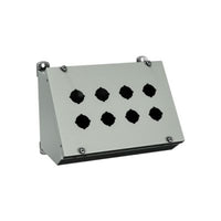 1412 SF110809 | Type 4, 12 | Enclosure for standard pushbuttons with 35° control surface and cover secured by screws | 12L x 9W x 9H (in) | EXM