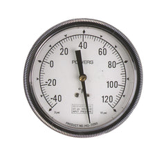 Siemens 142-0229 Receiver Gauge, Pneumatic, 0 to 100 degrees Fahrenheit, 3-1/2 Inch  | Blackhawk Supply