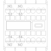 3RH29112XA200MA0 | AUX.SWITCH BLK | FRONT | 2NO | CURR.PATH: 1 | Siemens Electrical