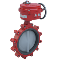 3LSE-08L2C/70-24-0201SV | Butterfly Valve | 2 Way | 8 Inch | Stainless Disc | 50 PSI | 24 VAC Non-Spring Return Actuator | Modulating Control | Bray