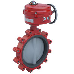 Bray 3LSE-08L2C/70-24-0201SV Butterfly Valve | 2 Way | 8 Inch | Stainless Disc | 50 PSI | 24 VAC Non-Spring Return Actuator | Modulating Control  | Blackhawk Supply