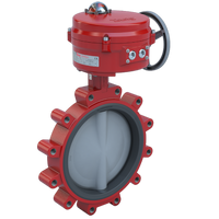 3LNE-08S2C/70-0121H | Butterfly Valve | 2 Way | 8 Inch | Nylon Coated Disc | 175 PSI | 120 VAC Non-Spring Return Actuator With Heater | On-Off Control | Bray