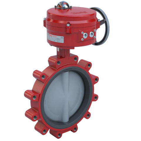Bray 3LSE-08S2C/70-0201SVH Butterfly Valve | 2 Way | 8 Inch | Stainless Disc | 175 PSI | 120 VAC Non-Spring Return Actuator With Heater | Modulating Control  | Blackhawk Supply