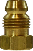 16010 | 1/4 BREAK AWAY NUT, Brass Fittings, Compression, Break Away Nut | Midland Metal Mfg.