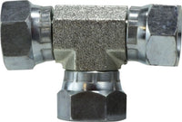 16031212 | 3/4X3/4 FE SWV UNION TEE, Hydraulic, Steel Pipe Swivels NPSM, Female Swivel Union Tee | Midland Metal Mfg.