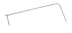 Dwyer 167-12-CF Pocket size Pitot tube | 1/8" dia. | 12" insertion length | 1-1/2" tip | with 1/8" male NPT compression fitting.  | Blackhawk Supply