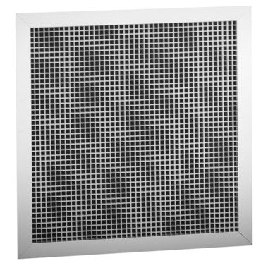 Hart & Cooley RE5T-22X22W Return Air Grille RE5T T-Bar Eggcrate White 22 x 22 Inch  | Blackhawk Supply