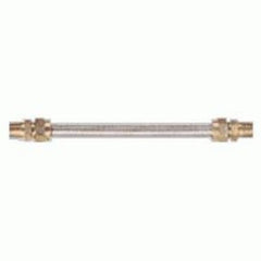 Dormont 20-3131-12 Gas Connector 20 1/2x12" MIP Stainless Steel  | Blackhawk Supply