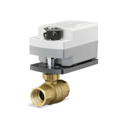 Siemens 171H-10302 2W 1/2", 1Cv ball valve assy, chrom-plat brass ball & brass stem, 2-pos, NO, SR  | Blackhawk Supply