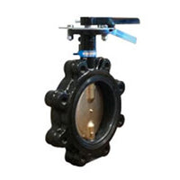 ML224E-212 | Butterfly Valve ML Cast Iron 2-1/2 Inch Lug Lever Handle Stainless Steel 200 Pounds per Square Inch | Milwaukee Valves