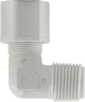 17237P | 1/2 X 3/8 (COMP X MIP POLYPROP ELB), Plastic Fittings, Plastic Compression Fittings, Male Elbow | Midland Metal Mfg.