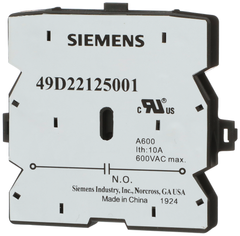 Siemens Electrical 49D22125001 Aux Switch DP | 1NO | 75-90amp  | Blackhawk Supply