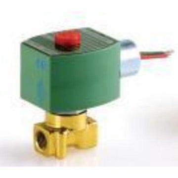 ASCO 8210B020AC120/60D Solenoid Valve 8210 2-Way Brass 1/4 Inch NPT Normally Closed 120 Alternating Current NBR  | Blackhawk Supply