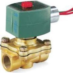 ASCO 8210G100 Solenoid Valve 8210 2-Way Brass 2 Inch NPT Normally Closed 120 Alternating Current NBR  | Blackhawk Supply