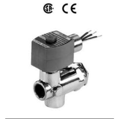ASCO 8223G010 Solenoid Valve 8223 2-Way Stainless Steel 1/2 Inch NPT Normally Closed 120 Alternating Current PTFE  | Blackhawk Supply