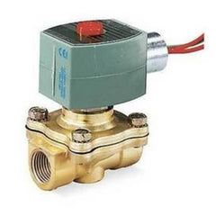 ASCO EF8210G095 Solenoid Valve 8210 2-Way Brass 3/4 Inch NPT Normally Closed 120 Alternating Current NBR  | Blackhawk Supply