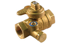 Jomar 244-006B 175-LWBP, 1-1/4" Utility Gas Ball Valve, Full Port, Service Bypass, 175 PSIG  | Blackhawk Supply