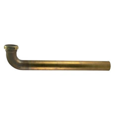 Dearborn Plastic 137C-17BN-3 Waste Arm Slip Joint 1-1/2 x 15 Inch Brass 17 Gauge Rough Brass  | Blackhawk Supply