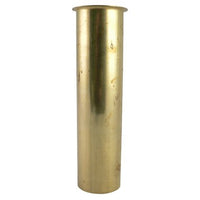 799-3 | Tailpiece 1-1/2 x 4 Inch Flanged Rough Brass 22 Gauge | Dearborn Plastic