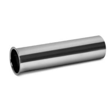Dearborn Plastic 801-20-1 Tailpiece 1-1/2 x 8 Inch Flanged Chrome Plated Brass 20 Gauge  | Blackhawk Supply