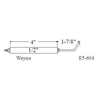 Westwood Products E5-604 Igniter Set of 2 1/2 x 5-7/8 Inch for Wayne Burners E5-604  | Blackhawk Supply