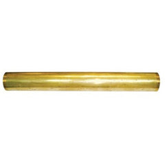 Dearborn Plastic 827-3 Tube Rough Brass 1-1/2"x 12" 20 Gauge Threaded  | Blackhawk Supply