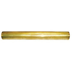 Dearborn Plastic 827A-3 Tube Rough Brass 1-1/2"x 12" 17 Gauge Threaded  | Blackhawk Supply