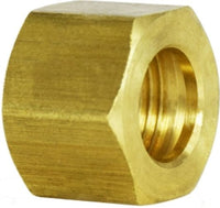 18034 | 3/16 COMPRESSION NUT, Brass Fittings, Compression, Brass Nut | Midland Metal Mfg.