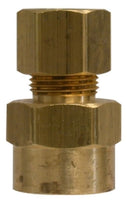 18142 | 1/8 X 1/8 (COMP X FIP ADAPTER), Brass Fittings, Compression, Female Adapter | Midland Metal Mfg.