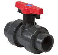 Spears 1824-007C 25MM CPVC TRUE UNION 2000 INDUSTRIAL BALL VALVE EPDM DIN SOC  | Blackhawk Supply