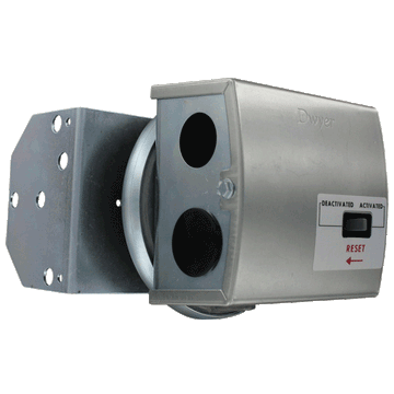 Dwyer 1831-1-RA-S Series 1831 DPDT Low Differential Pressure Switch 2.5-9" w.c.  | Blackhawk Supply