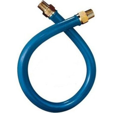 Dormont 1650BPQ48 Gas Connector Safety System 1/2x48" Quick Disconnect Stainless Steel  | Blackhawk Supply