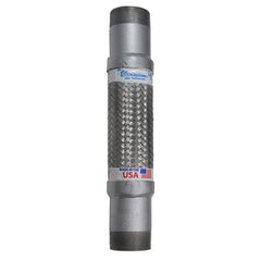 Flex Hose S200-14 Hose Stainless Steel Flex 2 x 14 Inch Carbon Steel Schedule 80 MPT  | Blackhawk Supply