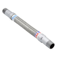 34X12SMN | Hose Stainless Steel Flex 3/4 x 12 Inch Carbon Steel Schedule 40 MPT | Flex Hose