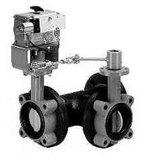 Johnson Controls VFD-100HB-740E 10 IN 3-WAY BTFLY VLV; HP PNEU; STYLE D 2-POSITION 175 PSI CLOSE-OFF  | Blackhawk Supply