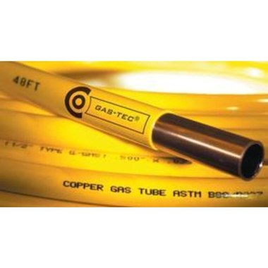 Kamco 13850 Coil Tubing Coated Copper Gas 3/8 50 Feet Yellow  | Blackhawk Supply