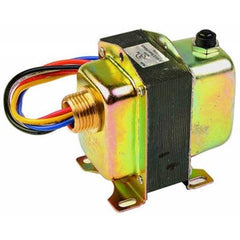 RESIDEO AT150F1022/U Transformer Manual Reset 50VA 120/208/240 Volt 27.5 VAC with 9 Inch Lead Wire and Metal End Bell 60 Hertz  | Blackhawk Supply