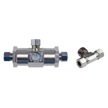 Symmons 4-10B Mixing Valve Mechanical Chrome ADA 3/8 Inch Compression Brass for Tub and Shower Faucets  | Blackhawk Supply
